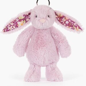 Authentic Jellycat Thristlepop Blossom Bunny Keychain